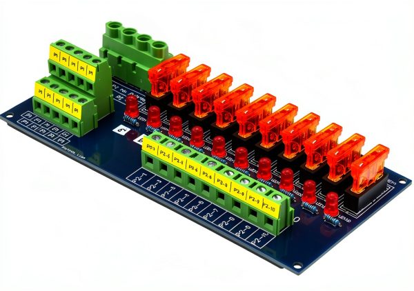 Screw Mount 10 Position Fuse Module Board for 5-32V Xiken-1