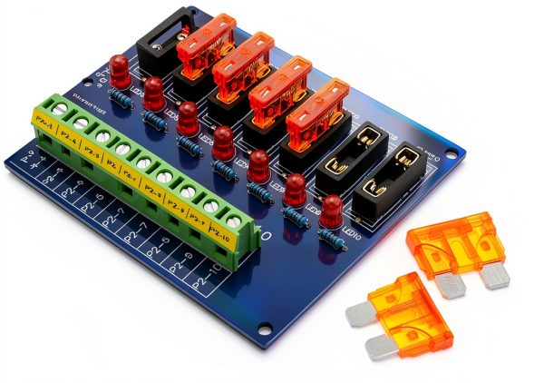 Screw Mount 10 Position Fuse Module Board for 5-32V Xiken-3