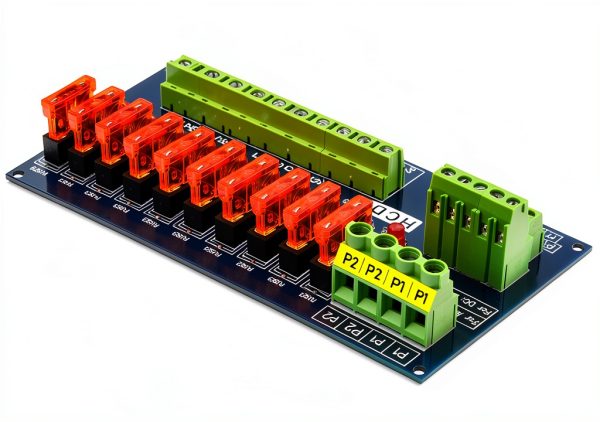 Screw Mount 10 Position Fuse Module Board for 5-32V Xiken-2