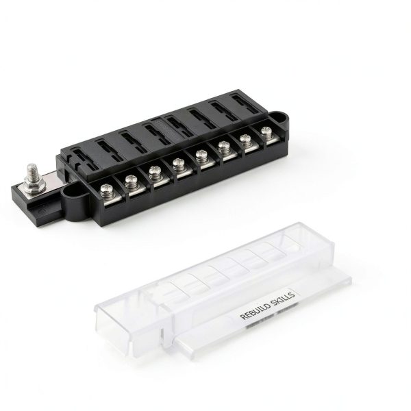 Rebuild Skills 8-Circuit Fuse Block - Marine Grade Waterproof-2