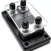 SMD FB-2 Double Fuse Block - Aluminum Busbar with Acrylic Cover-1