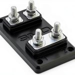 SMD FB-2 Double Fuse Block - Aluminum Busbar with Acrylic Cover-0